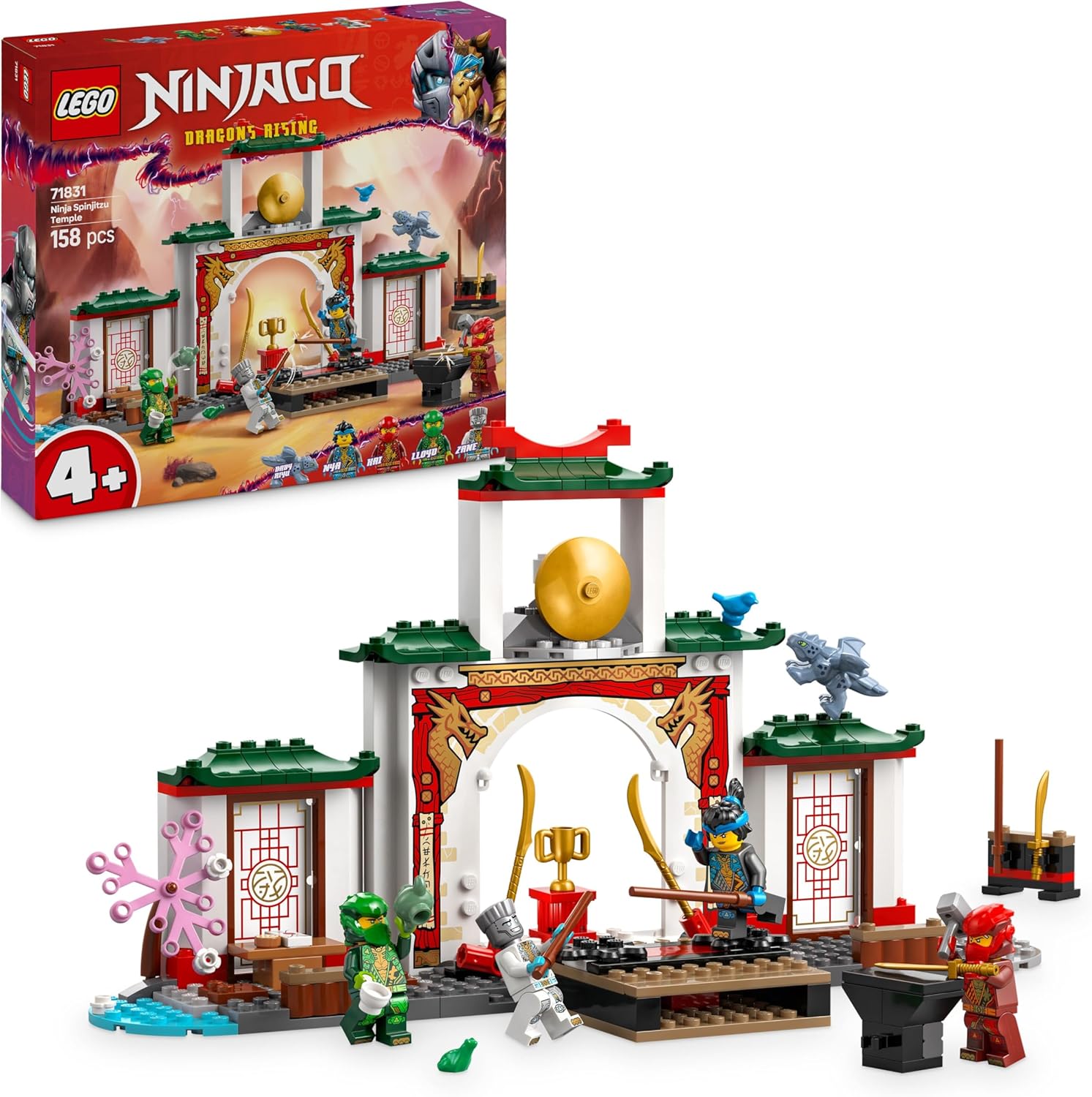 Detalle de LEGO NINJAGO Spinjitzu Temple 4 anni 71831