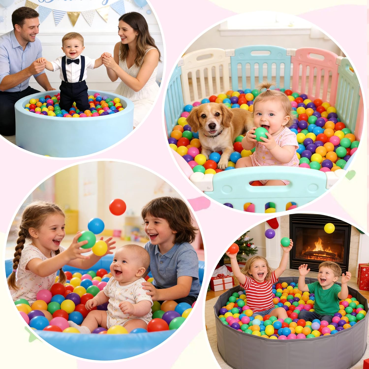 Thumbnail 4 de Vanland Ball Pit Balls 100 Pack 2.2"