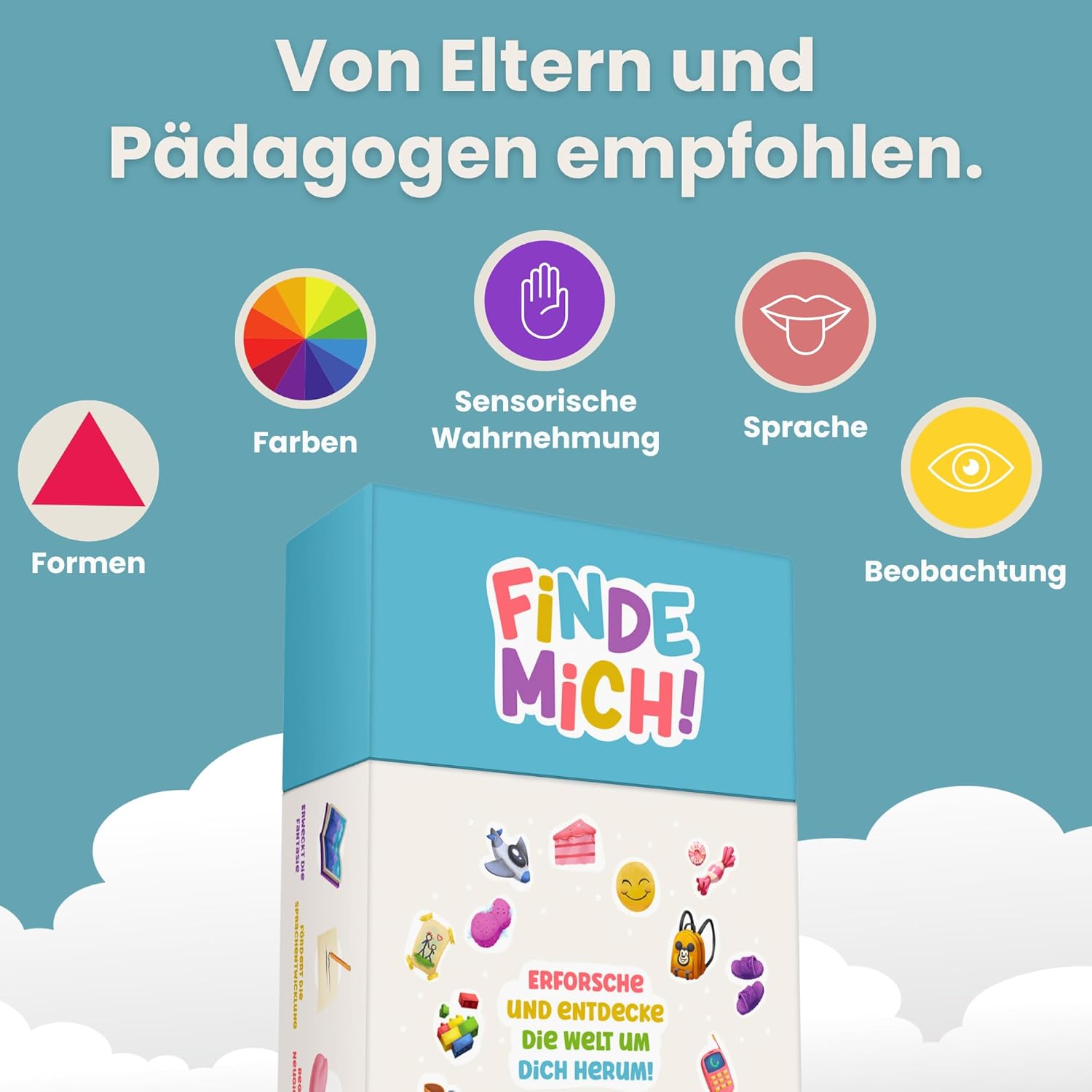 Thumbnail 4 de Oh Happy Games Finde Mich! Indoor Suchspiel – Entdeckerkarten für Kinder von 2 bis 6 Jahren