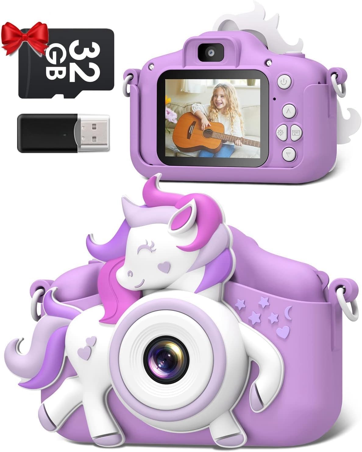 Detalle de Kinderkamera Gofunly 1080P mit 2,0-Zoll