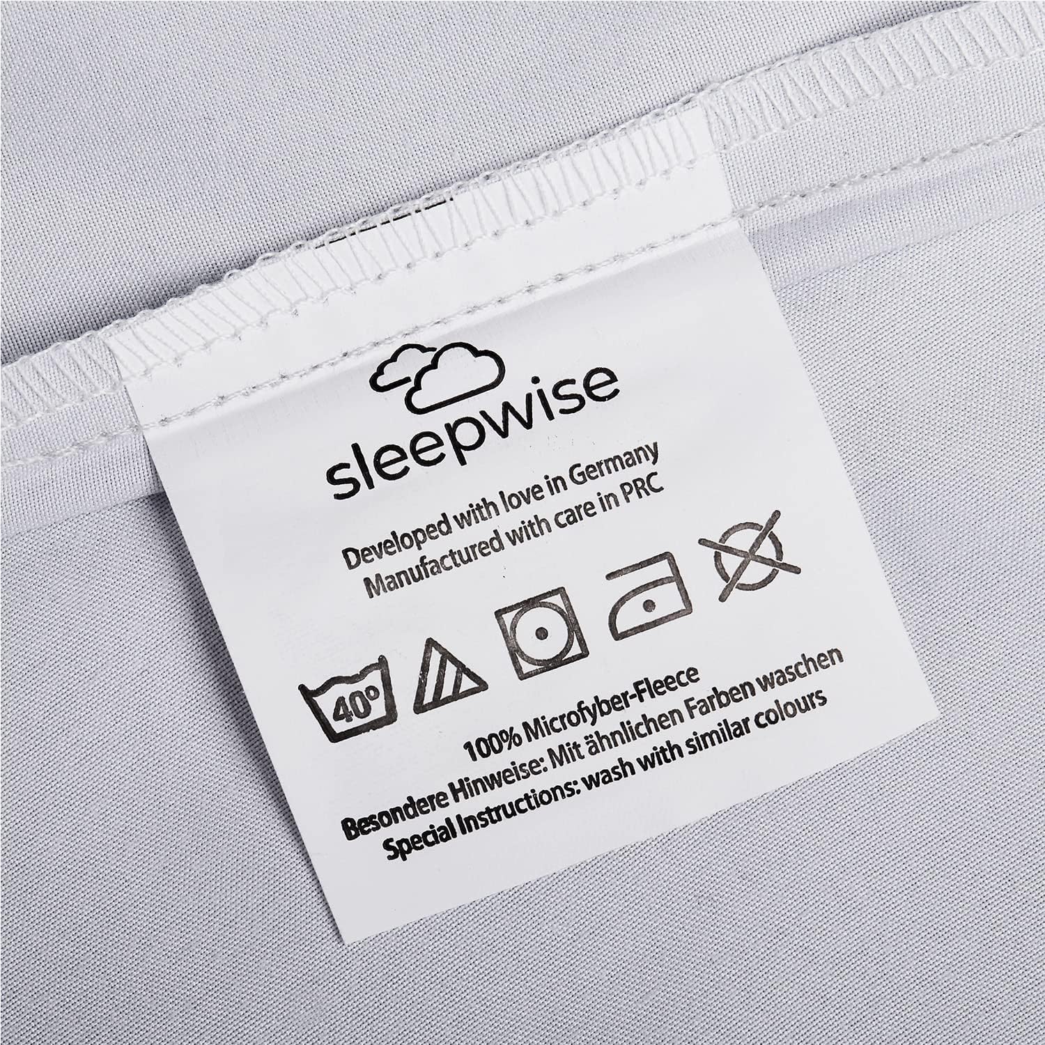 Detalle 2 de sleepwise Soft Wonder dekbedovertrekset 200 x 200 cm van microvezel