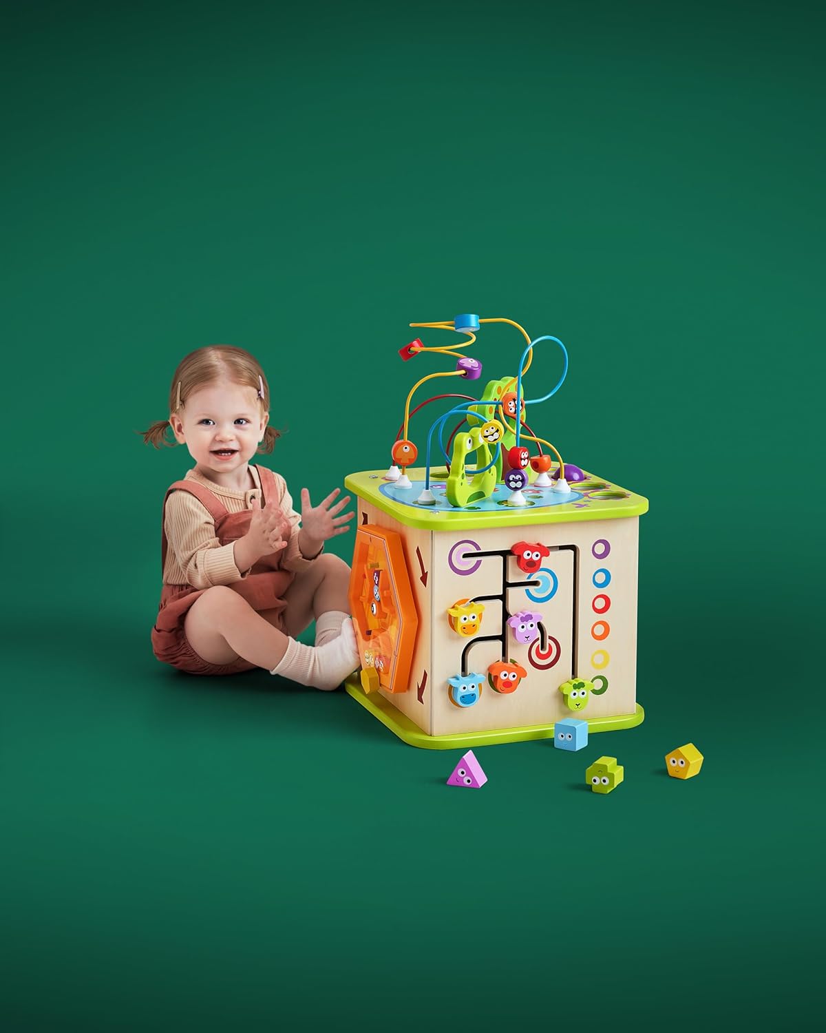 Thumbnail 4 de Hape Motorikwürfel „Kleine Tierchen“ – Holz-Multifunktionswürfel für Kleinkinder ab 12 Monaten