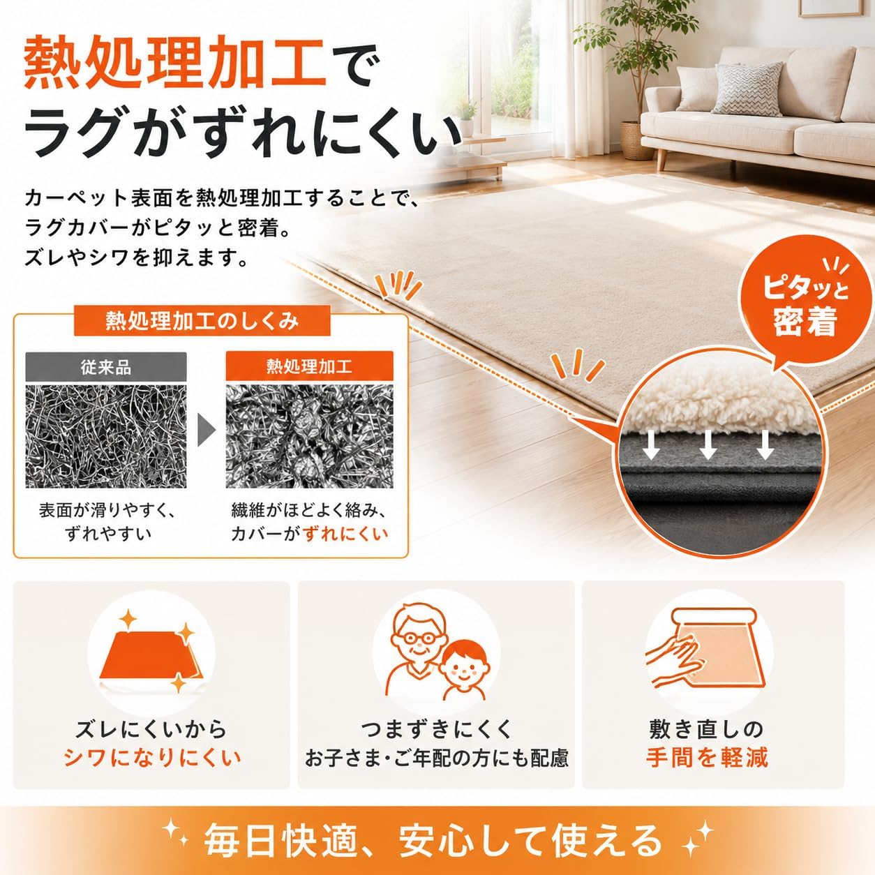 Detalle de 山善 EUCS-201 ホットカーペット 2畳 170×170cm 暖房面積切換・すべり止め・16折り収納