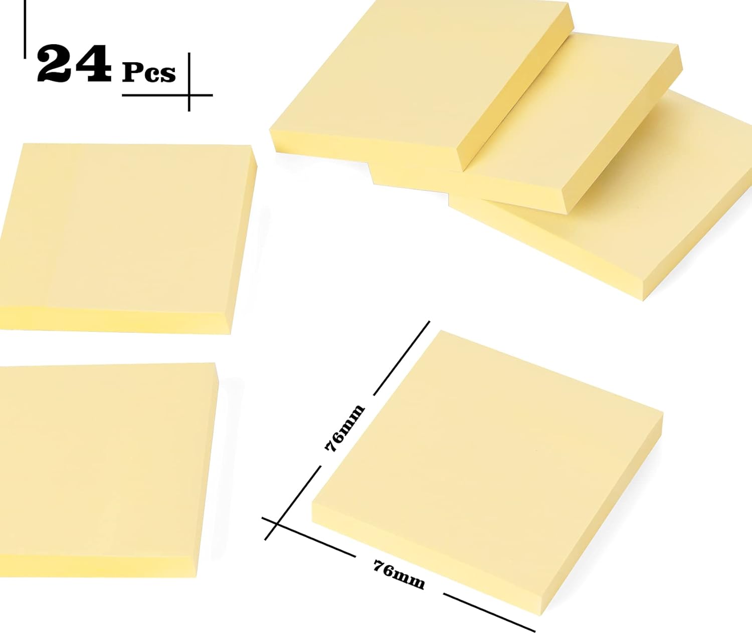 Detalle 2 de Agoer Notas adhesivas 76x76 mm 24 piezas