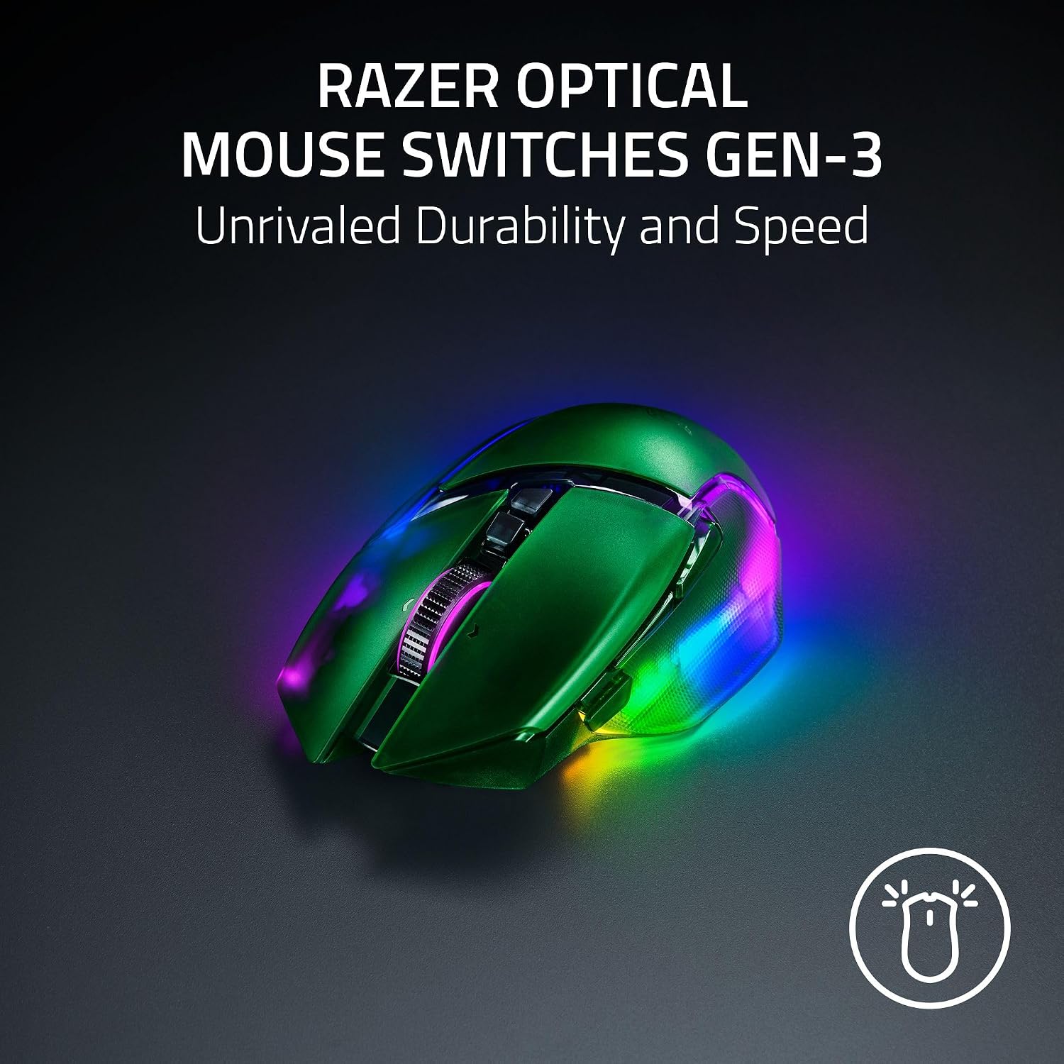 Thumbnail 6 de Razer Basilisk V3 Pro 35K RZ01-05240300-R3U1 Wireless Gaming Mouse
