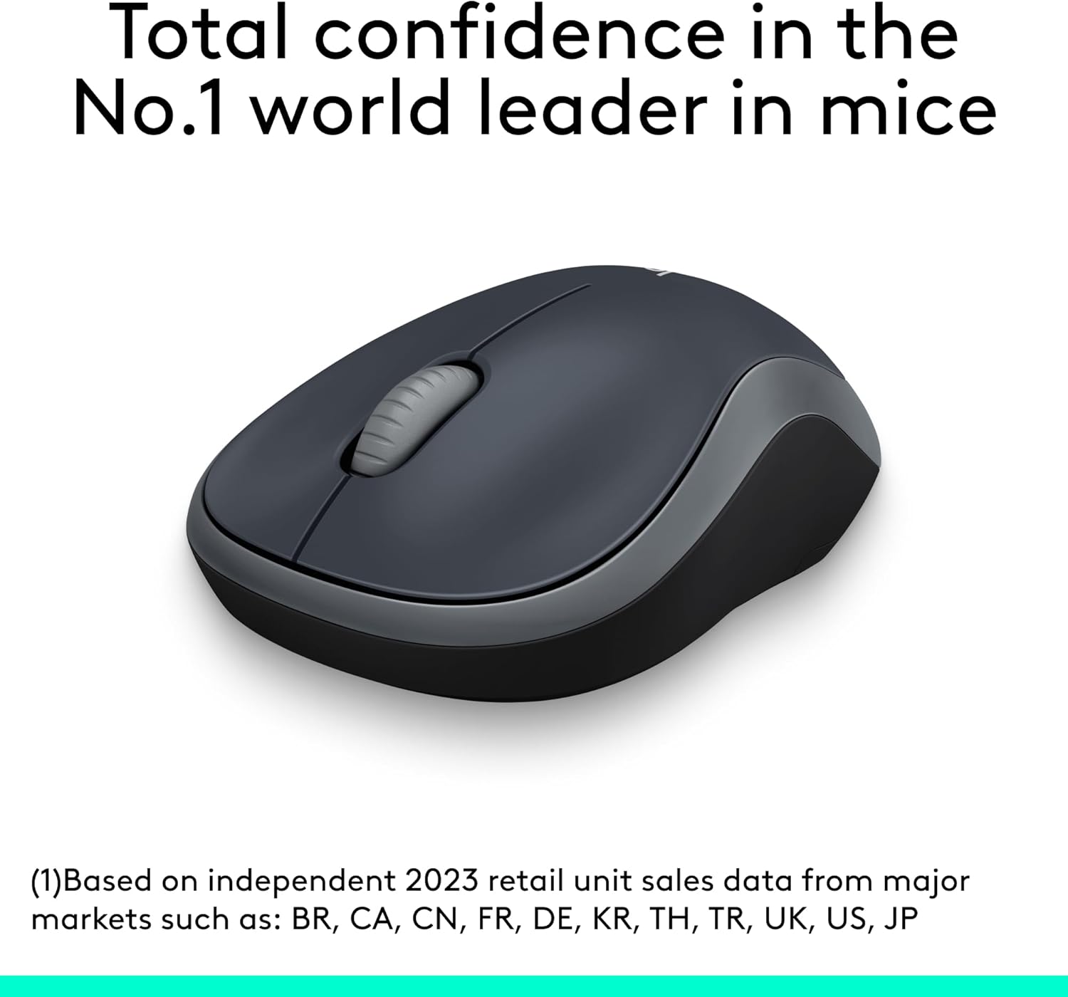 Thumbnail 1 de Logitech M185 Wireless Mouse 1000 DPI