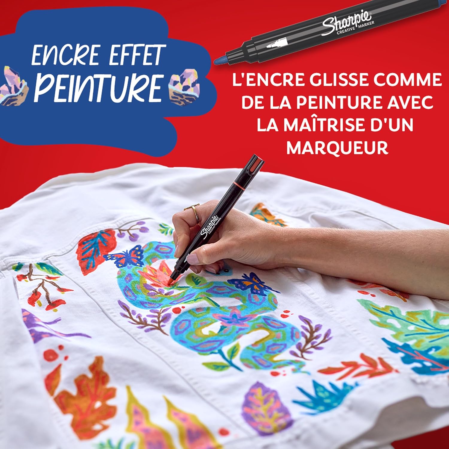 Thumbnail 5 de Sharpie Feutres acryliques Couleurs Minérales – Lot de 12, pointe ogive