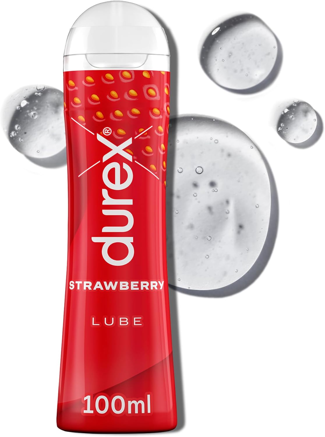 Durex Strawberry Flavoured Lube 100ml 🍆
