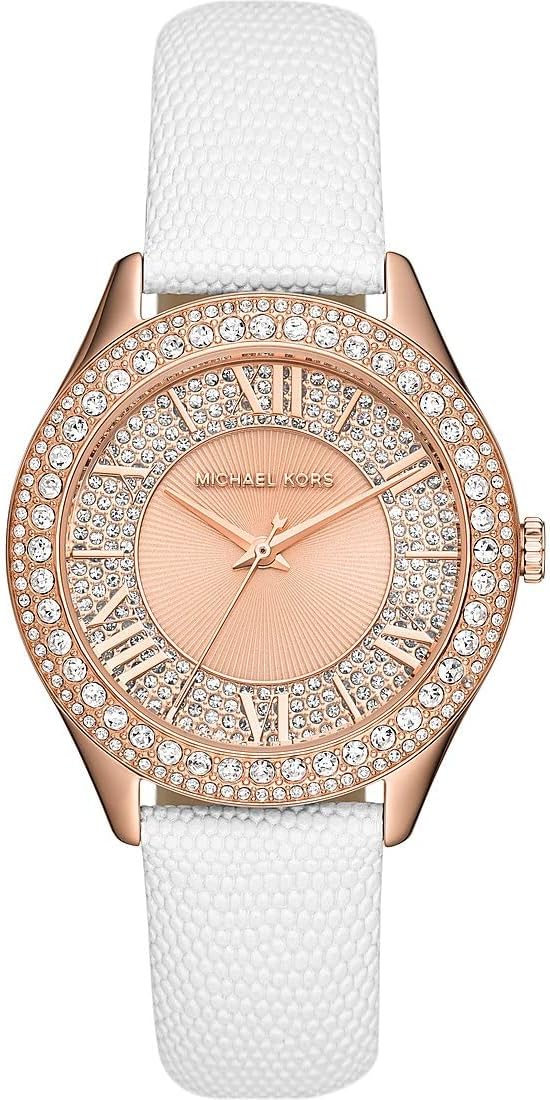 Thumbnail 5 de Michael Kors Orologio Harlowe da donna: eleganza con movimento al quarzo e cinturino intercambiabile in acciaio o pelle