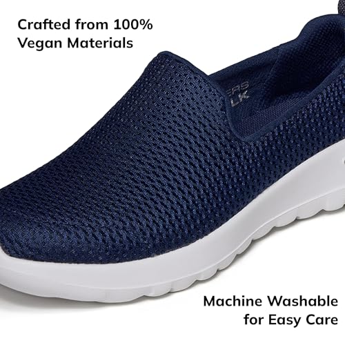 Detalle de Skechers Women's Go Walk Joy Trainer – Navy (UK 5)