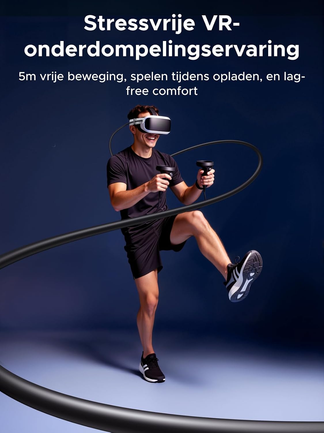 Detalle 2 de UGREEN Link-kabel met oplaadfunctie, 5 m, 18 W en USB 3.0 tot 5 Gbps