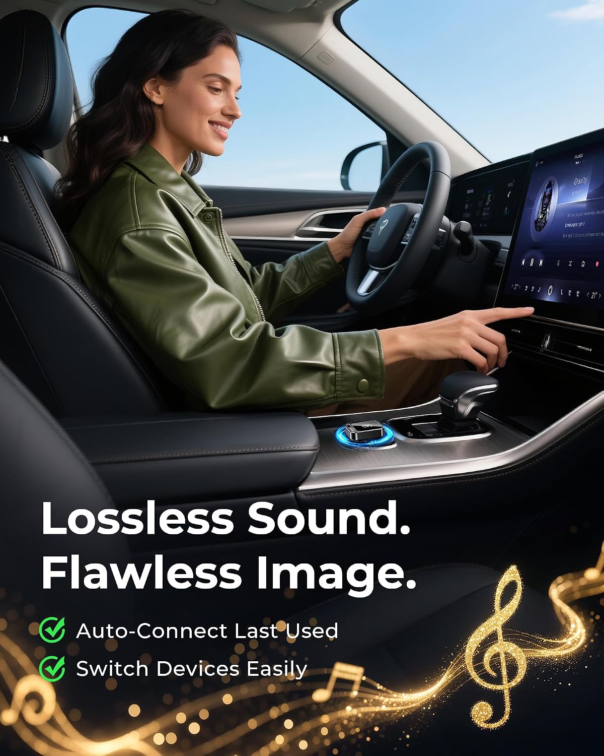 Detalle de Wireless CarPlay and Android Auto Adapter