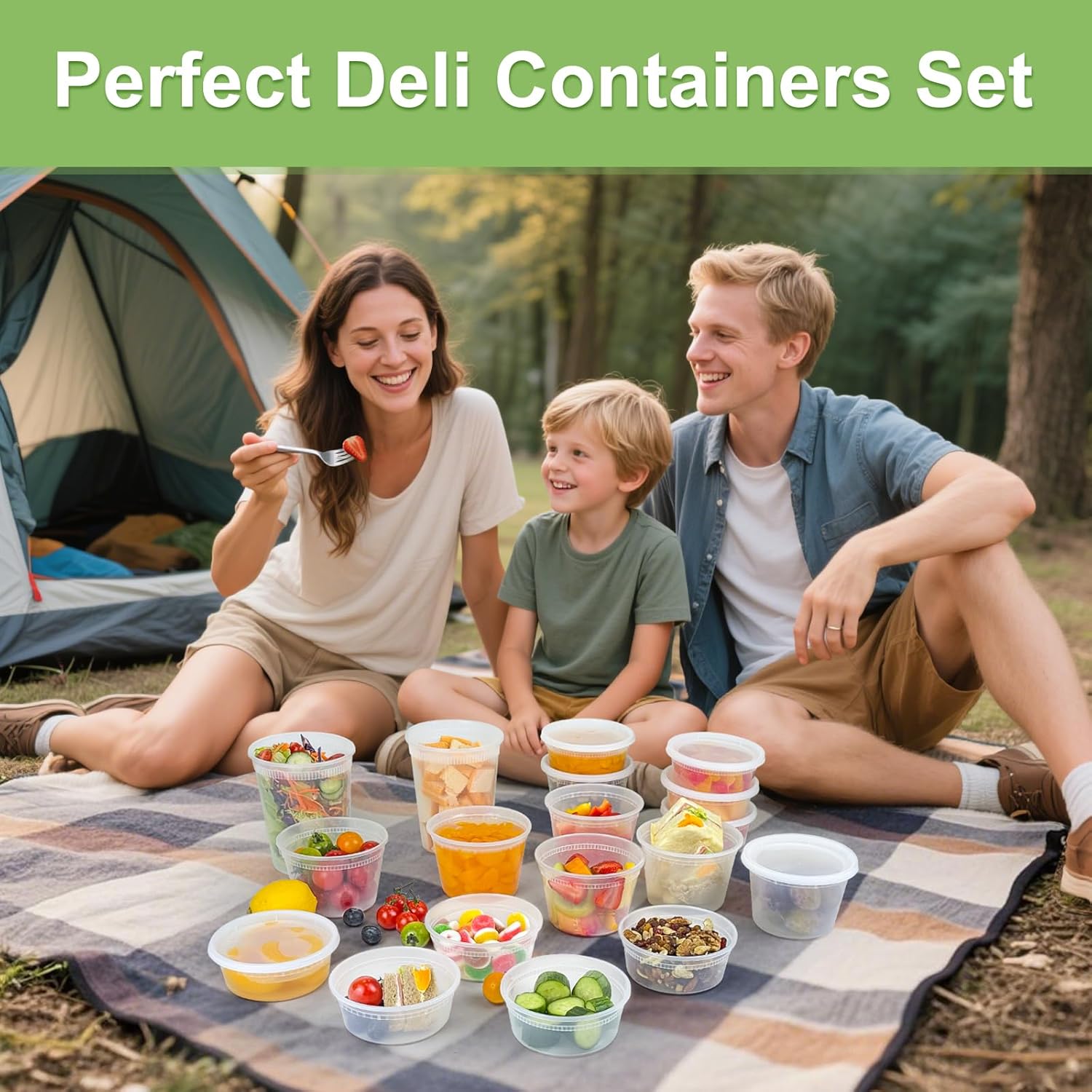 Thumbnail 6 de Dipoo 60 Sets deli containers 🥡