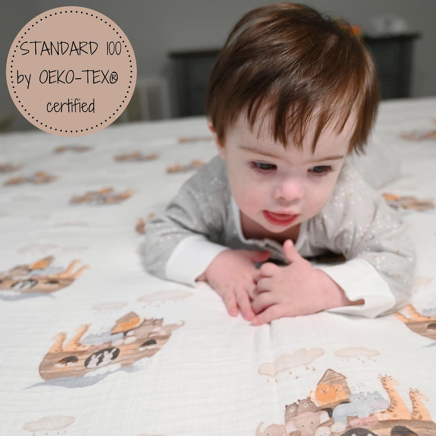 Thumbnail 6 de LollyBanks Muslin Swaddle Blanket, 47 x 47 in