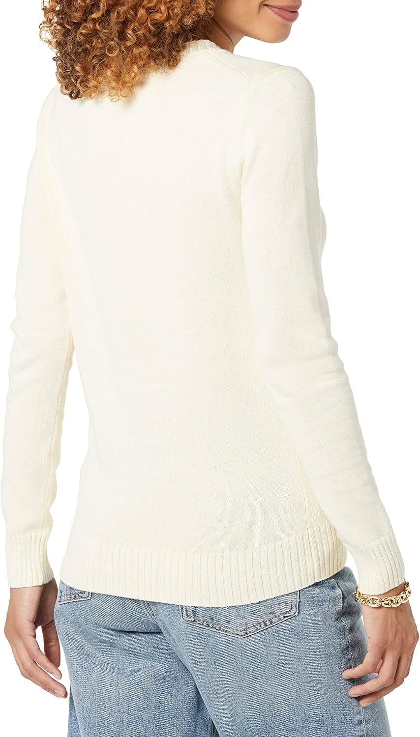 Thumbnail 1 de Amazon Essentials Damen Pullover aus 100% Baumwolle – Rundhalsausschnitt, Übergröße verfügbar