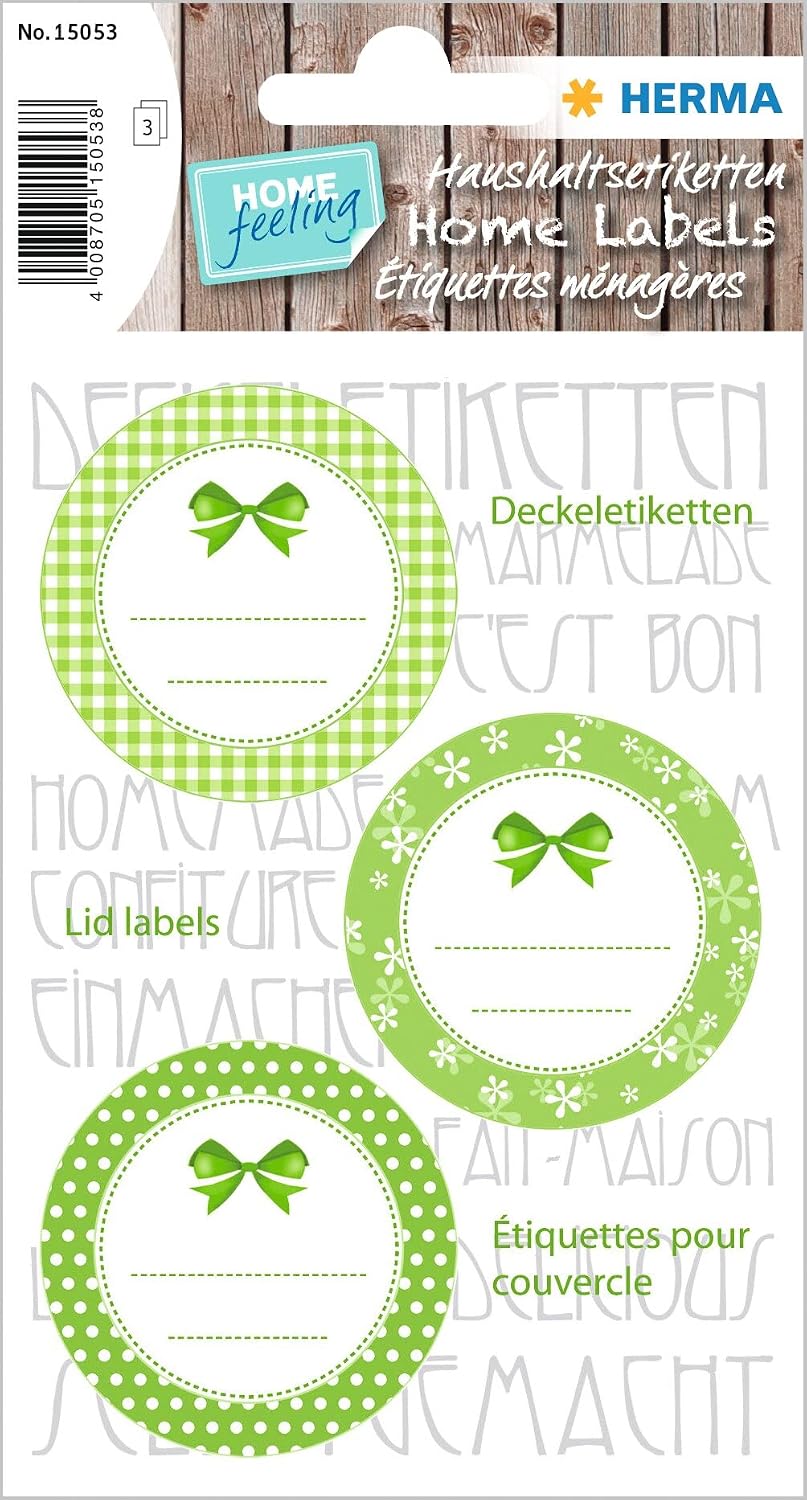 Thumbnail 6 de HERMA 3784 självhäftande syltetiketter i papper, fruktmotiv, 76 × 35 mm