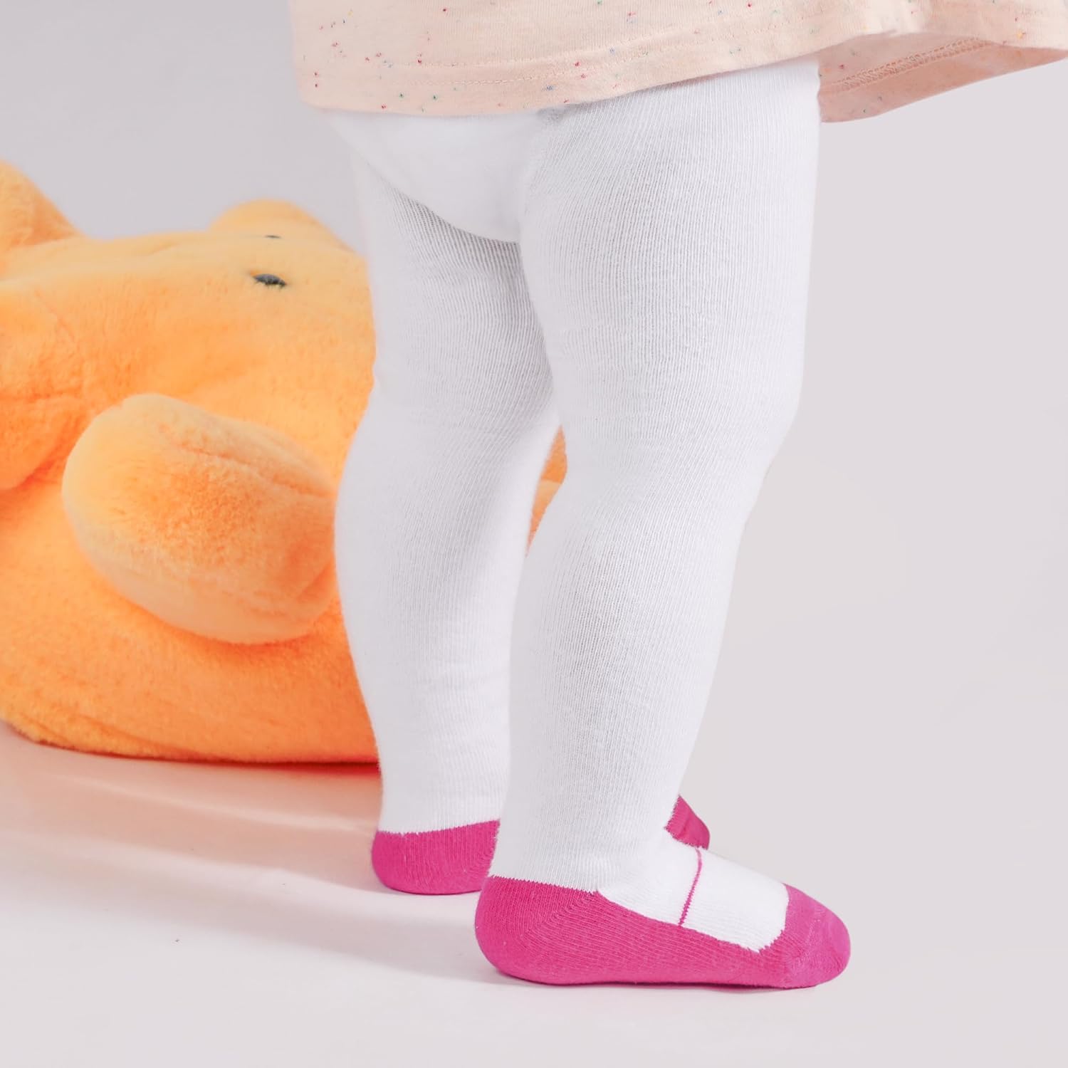 Thumbnail 3 de Baby Girls Tights 3 Pack Cotton Pantyhose (Newborn to 24 Months) – Knit Leggings Stocking in Black, White