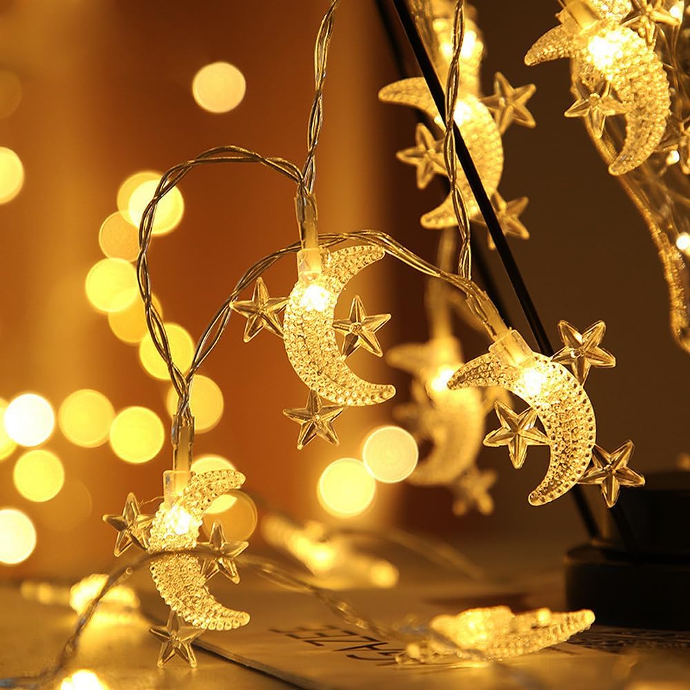 Detalle de MUCHER Star Fairy Lights string lights (USB powered), 6m with 40 multicolour LEDs