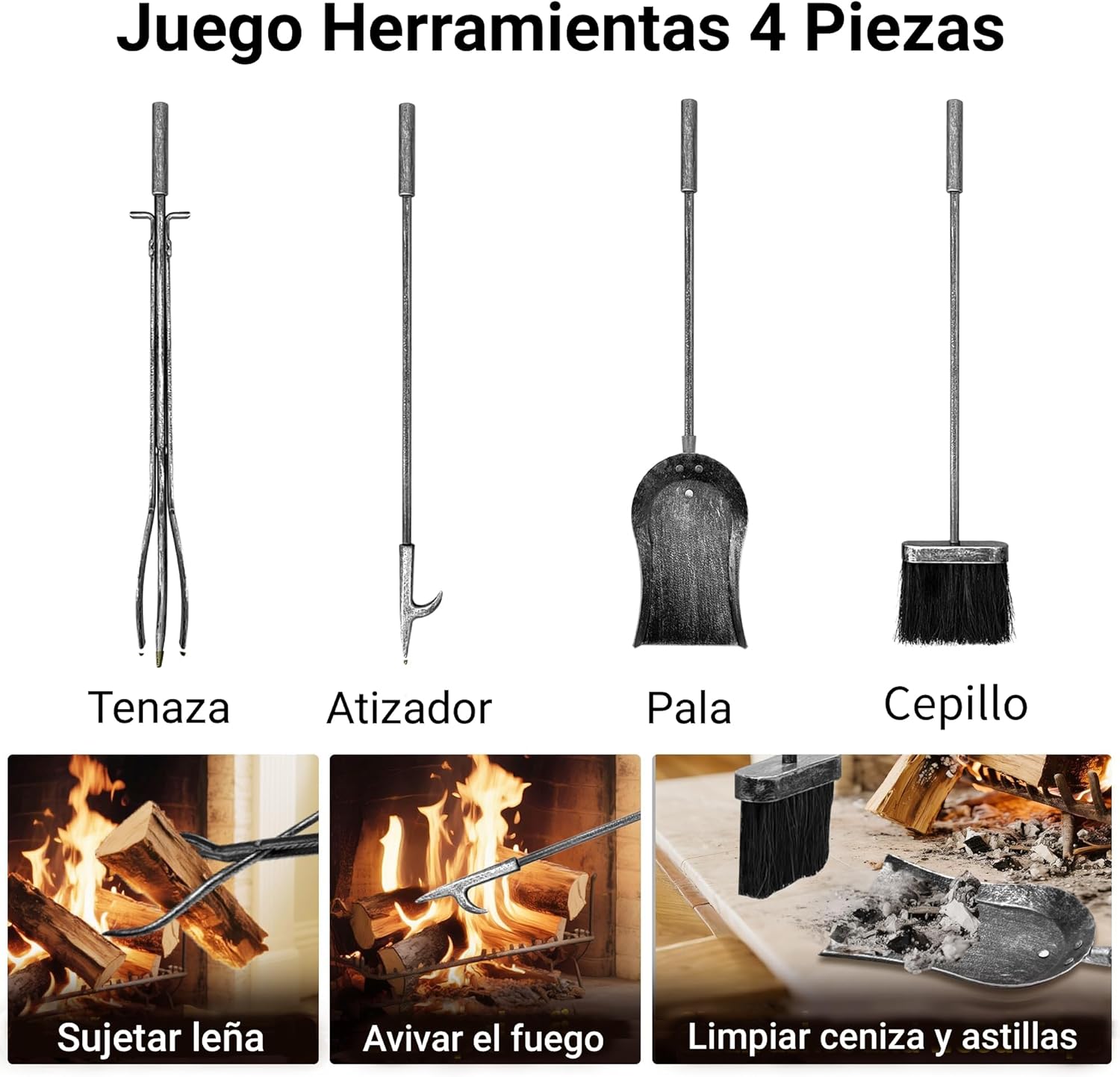 Thumbnail 5 de Amagabeli Estante para Leña 73,9 cm