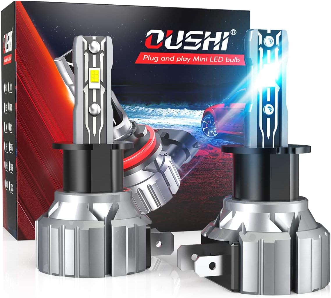 Detalle de OUSHI Lampadine H3 LED 55W Canbus