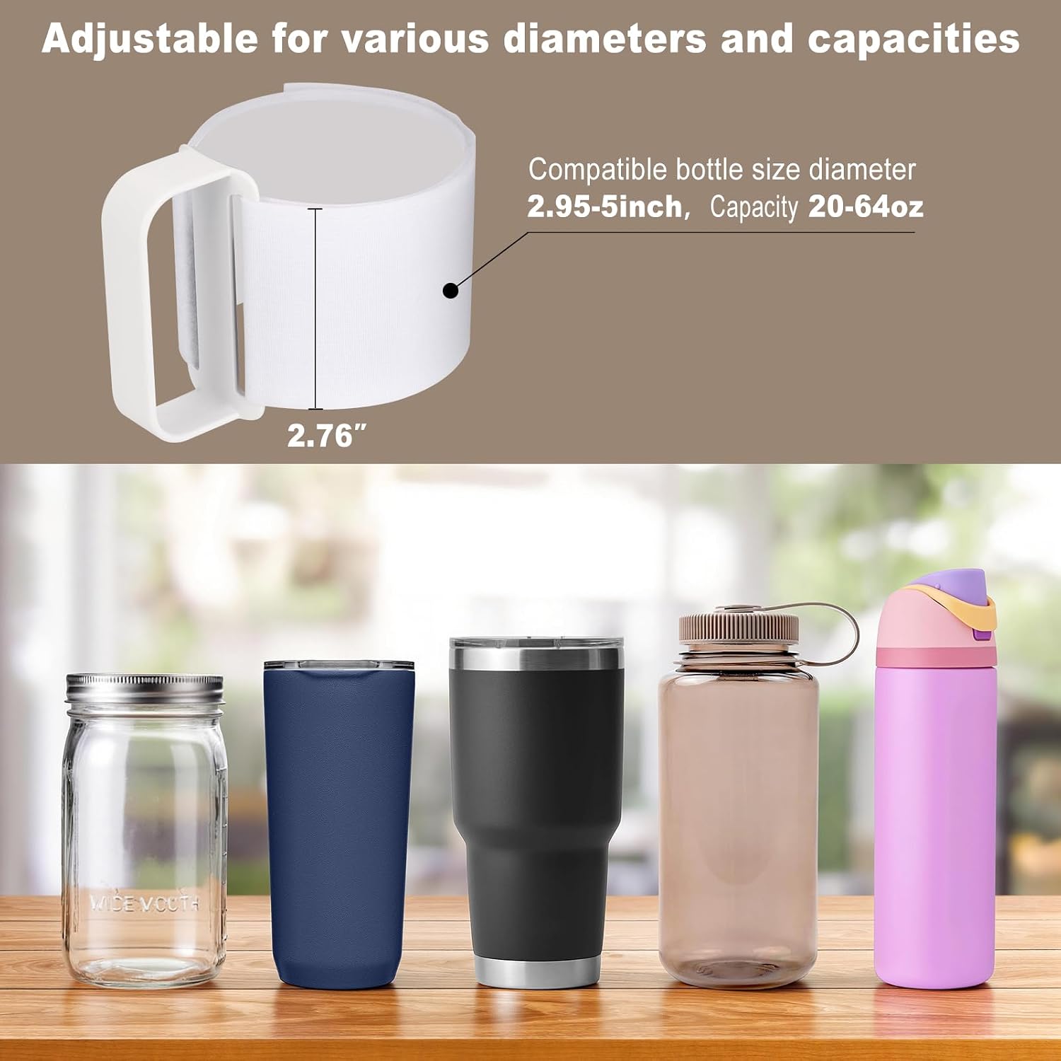 Detalle de Tumbler Handle for 20–64 oz Cups