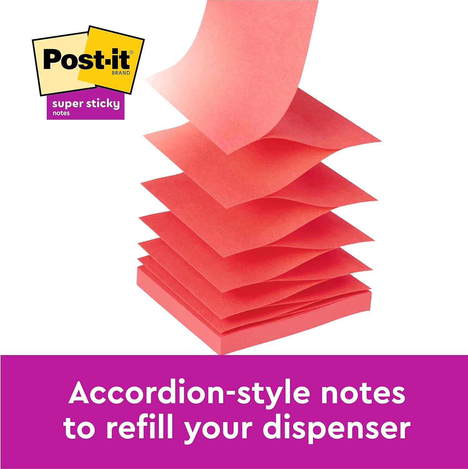 Thumbnail 2 de Post-it Super Sticky Z-Notes 540 Sheets