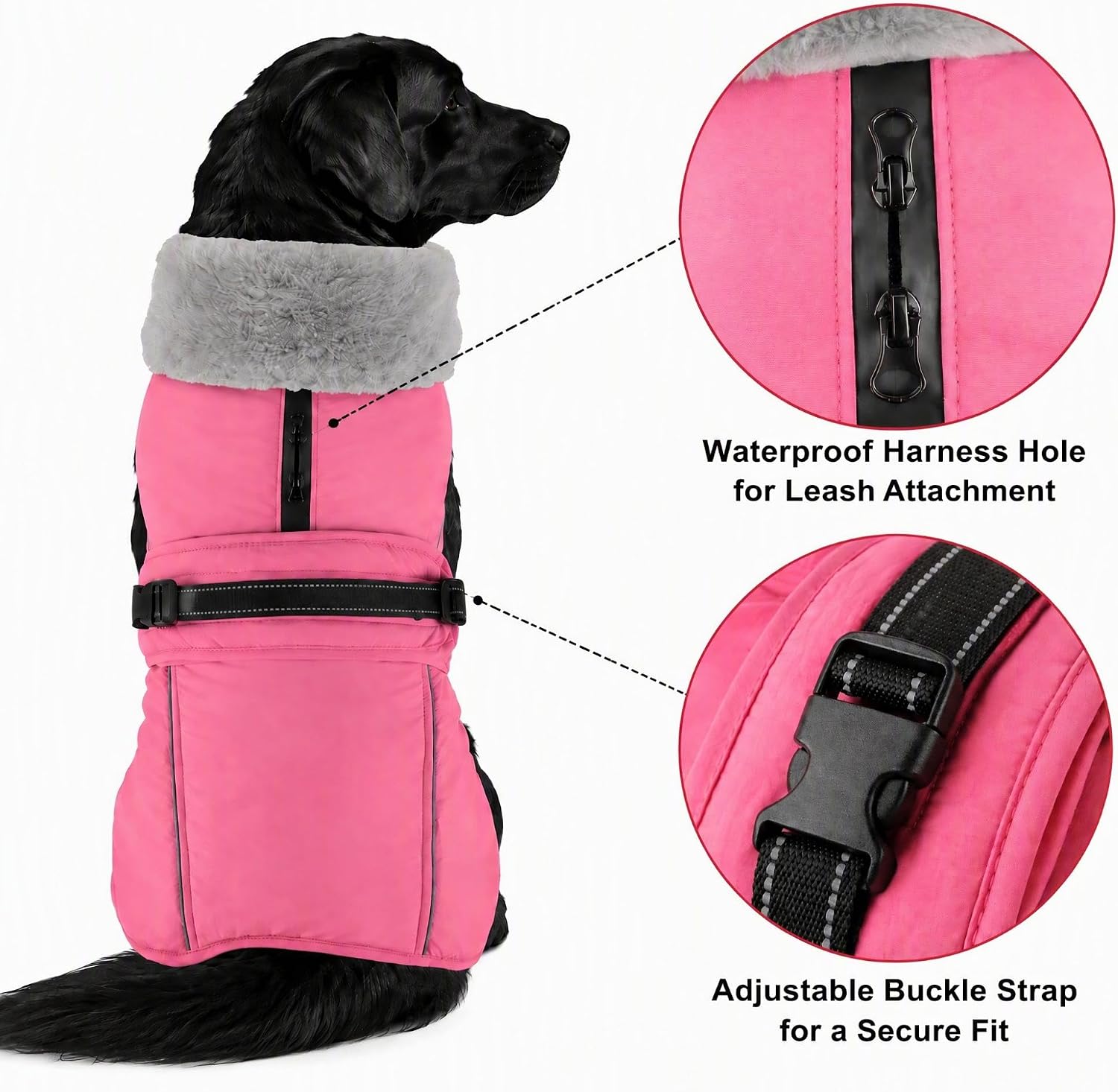 Detalle 2 de PETDSH Dog Coat, Polyester