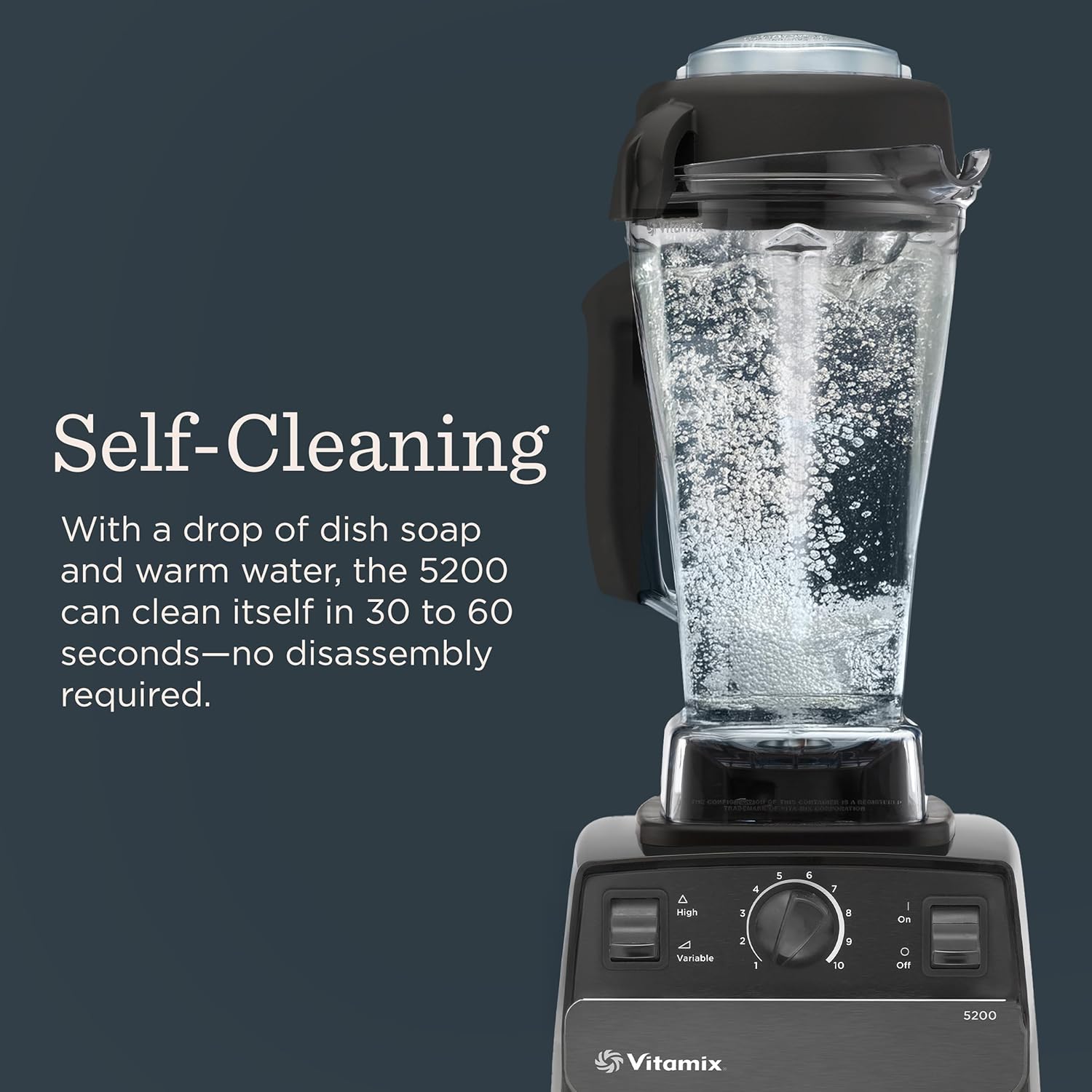 Detalle de Vitamix 5200 Blender — Professional-Grade 64-Ounce Power for Smoothies, Soups, and More