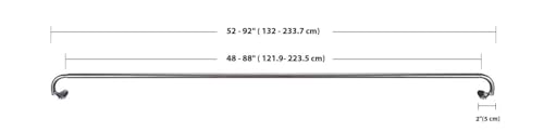 Thumbnail 4 de Amazon Basics Tringle à rideaux extensible de 122 à 224 cm – Bronze