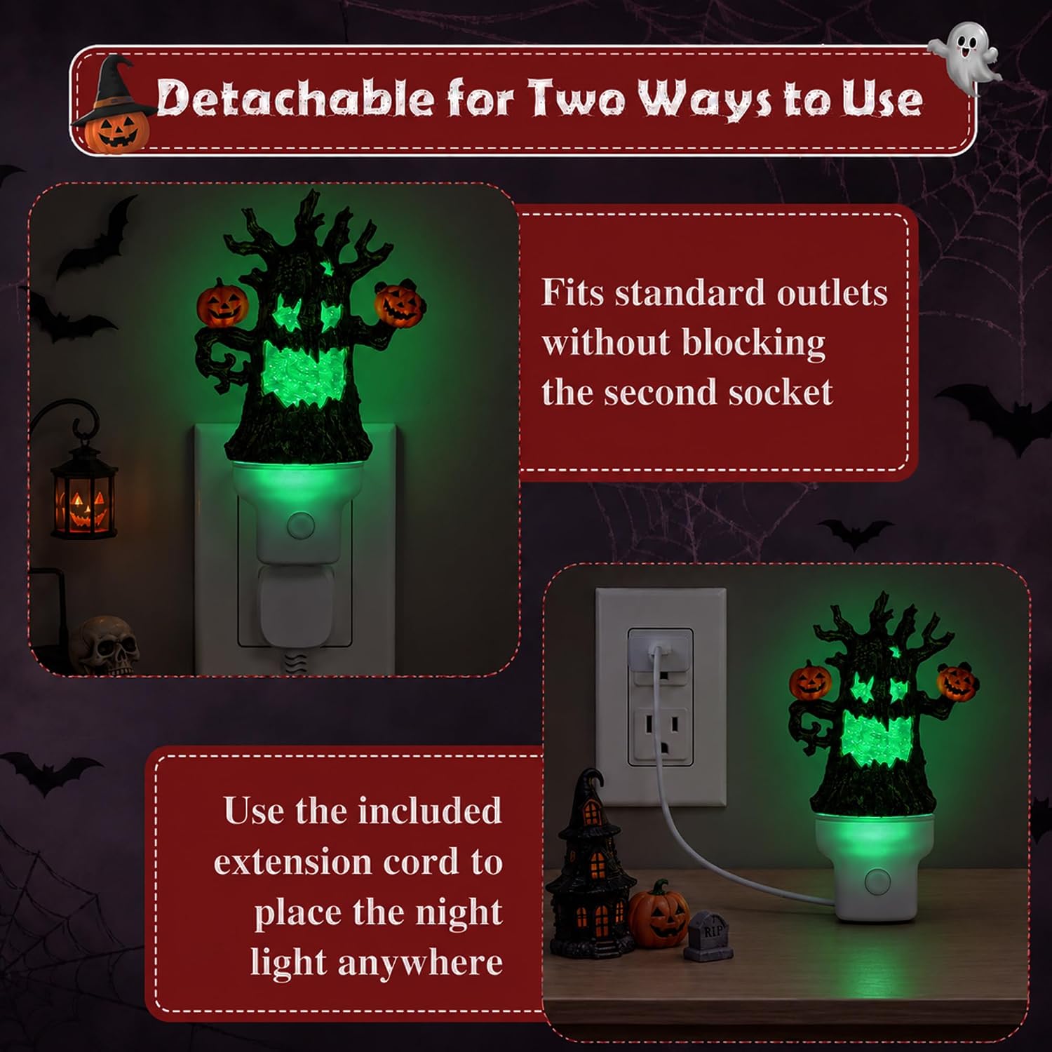 Thumbnail 3 de Niqelva Halloween night light