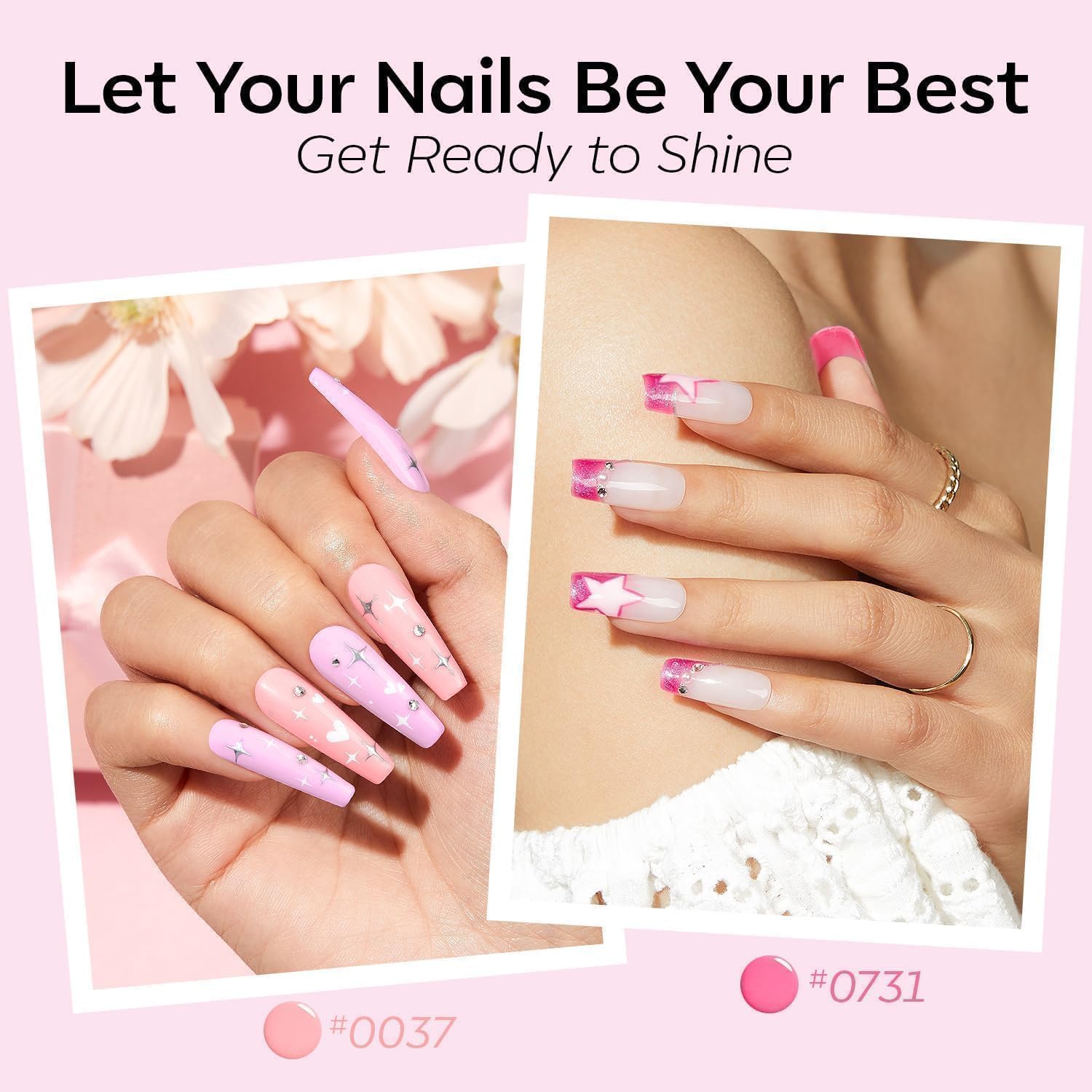 Thumbnail 2 de Modelones Pink Gel Nail Polish Set — HEMA-Free 6-Color Starter Kit