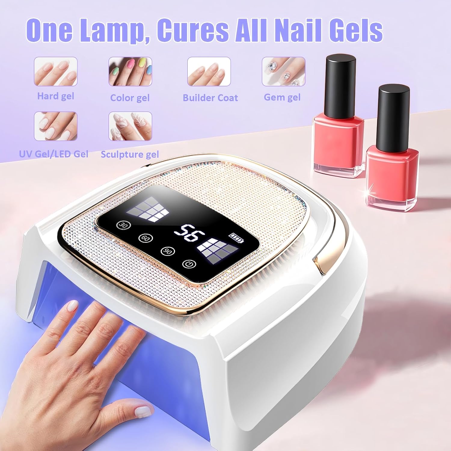 Thumbnail 6 de Asimebesty Lampe UV Ongles Gel 120W
