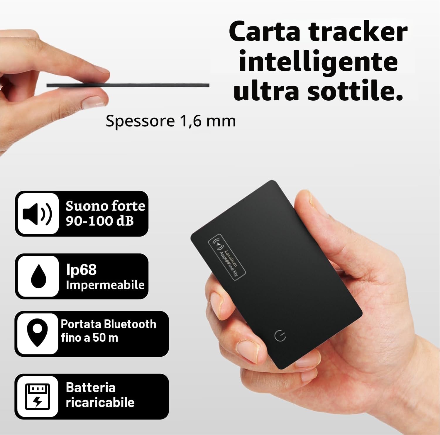 Thumbnail 6 de Reyke tracker portafoglio Find My 1,6 mm