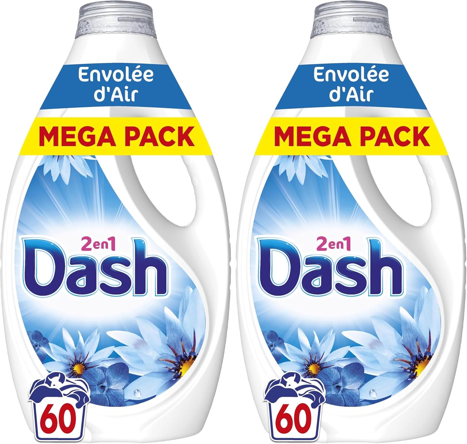 Thumbnail 6 de Dash 2en1 Lessive liquide Envolée d'Air 60 lavages