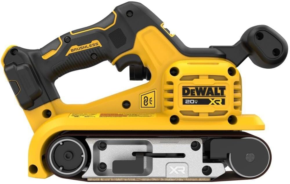Detalle de DEWALT DCW220B 20V MAX Brushless Belt Sander, 3 x 21 in