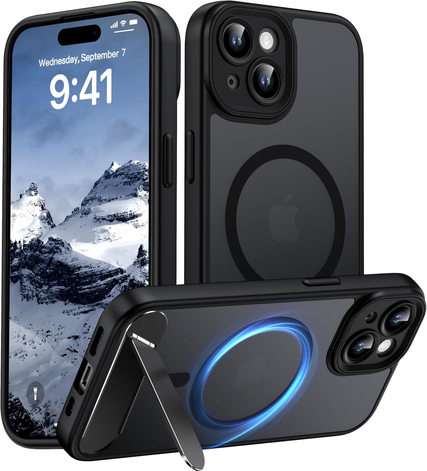Detalle de AMILIFECASES iPhone 15 6.1" Magnetic Translucent Case