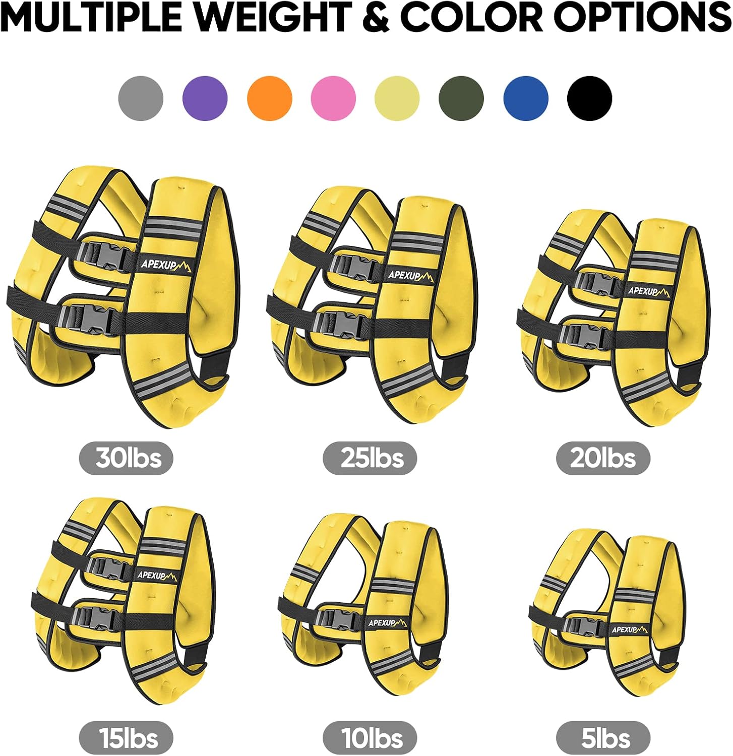 Thumbnail 2 de APEXUP Weighted Vest for Workout