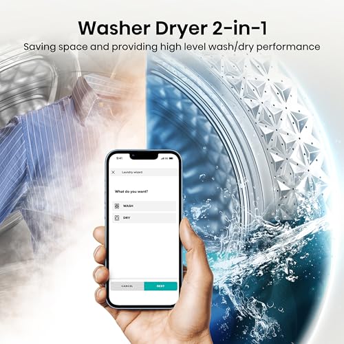 Thumbnail 10 de Hisense 3S Series WD3S8043BW3: 8kg Wash / 5kg Dry, 1400 rpm, Steam, Inverter Quietness