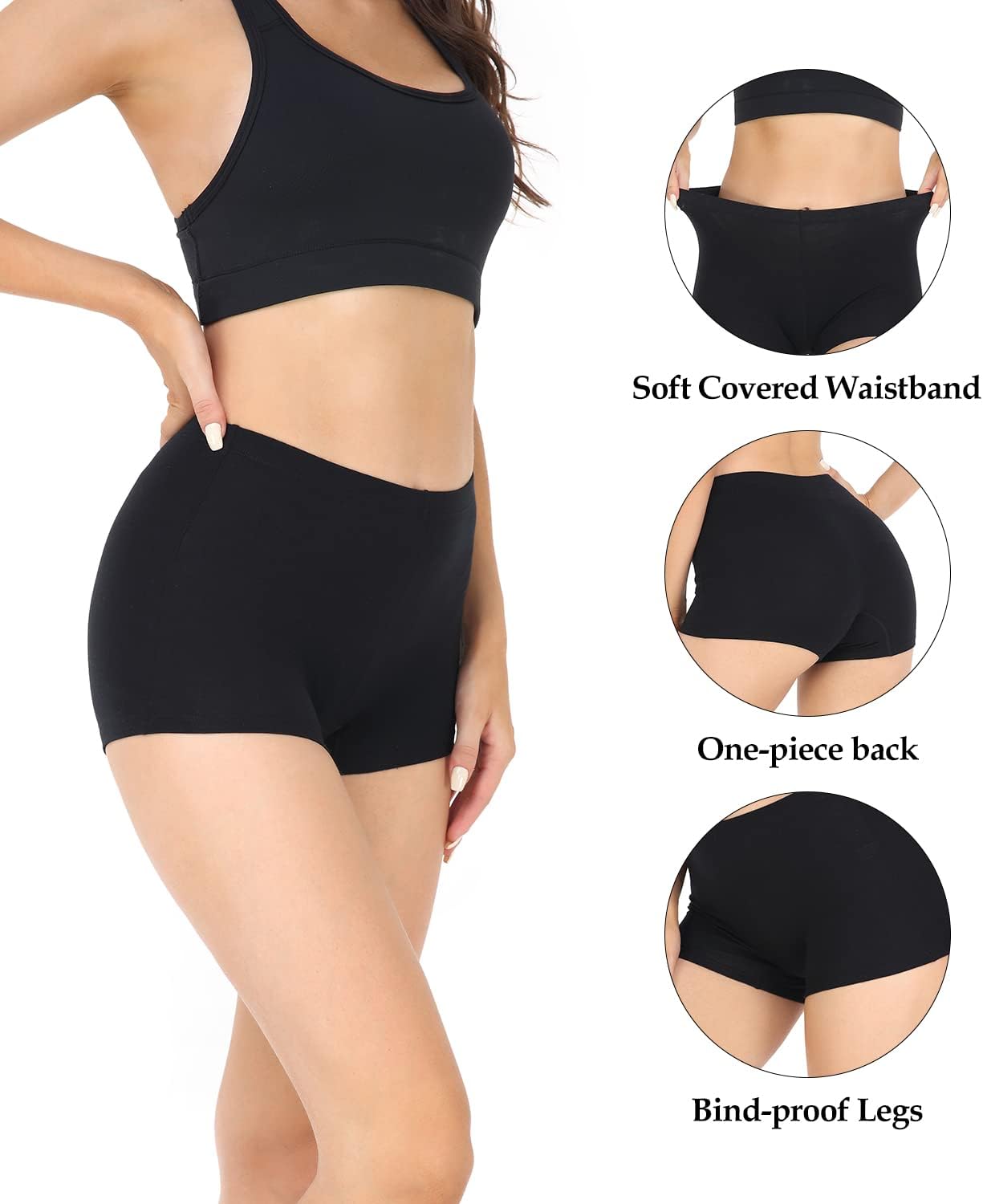 Thumbnail 1 de wirarpa Mutande Boxer Donna Culotte a Pantaloncino Cotone – Pacco da 4