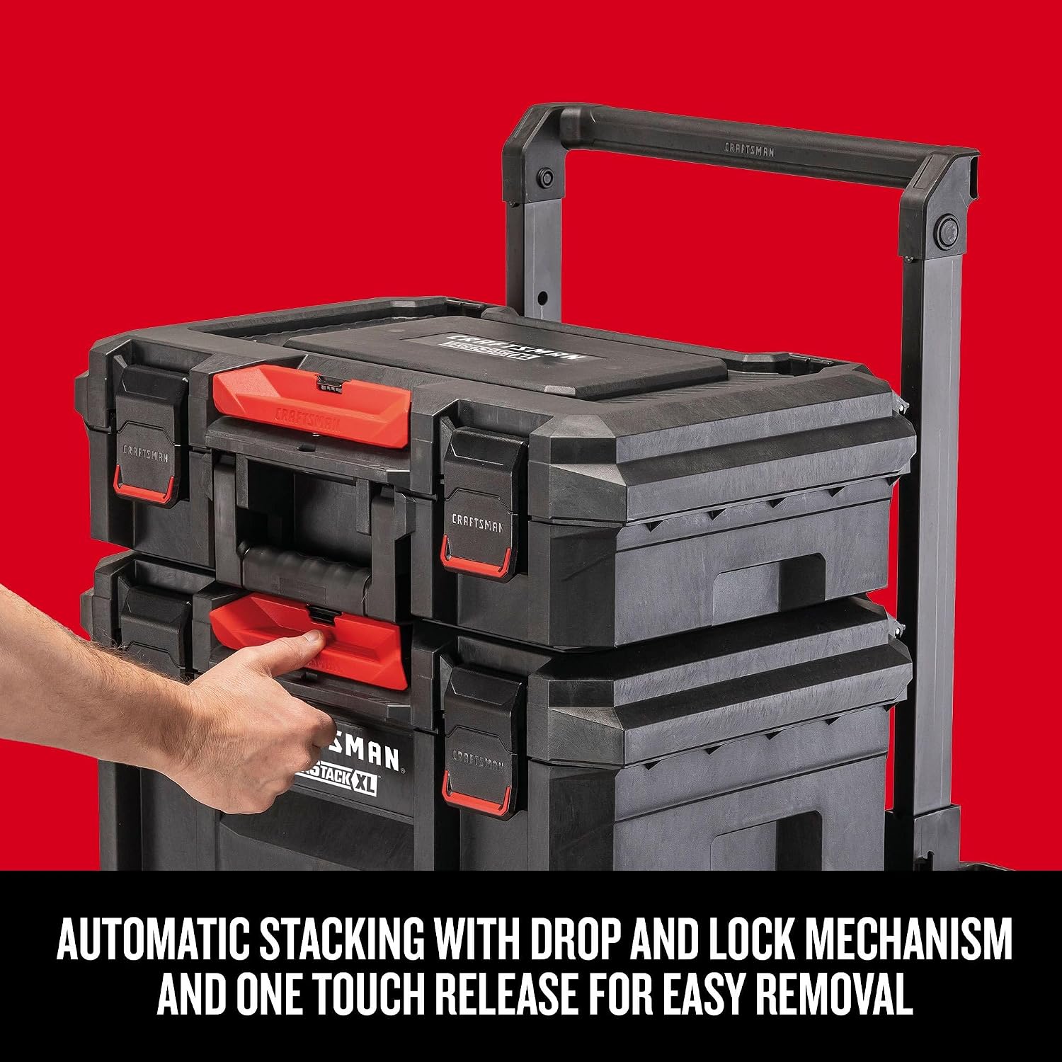 Detalle de CRAFTSMAN CMST60420 VERSASTACK XL Rolling Tool Storage System, 4-Piece