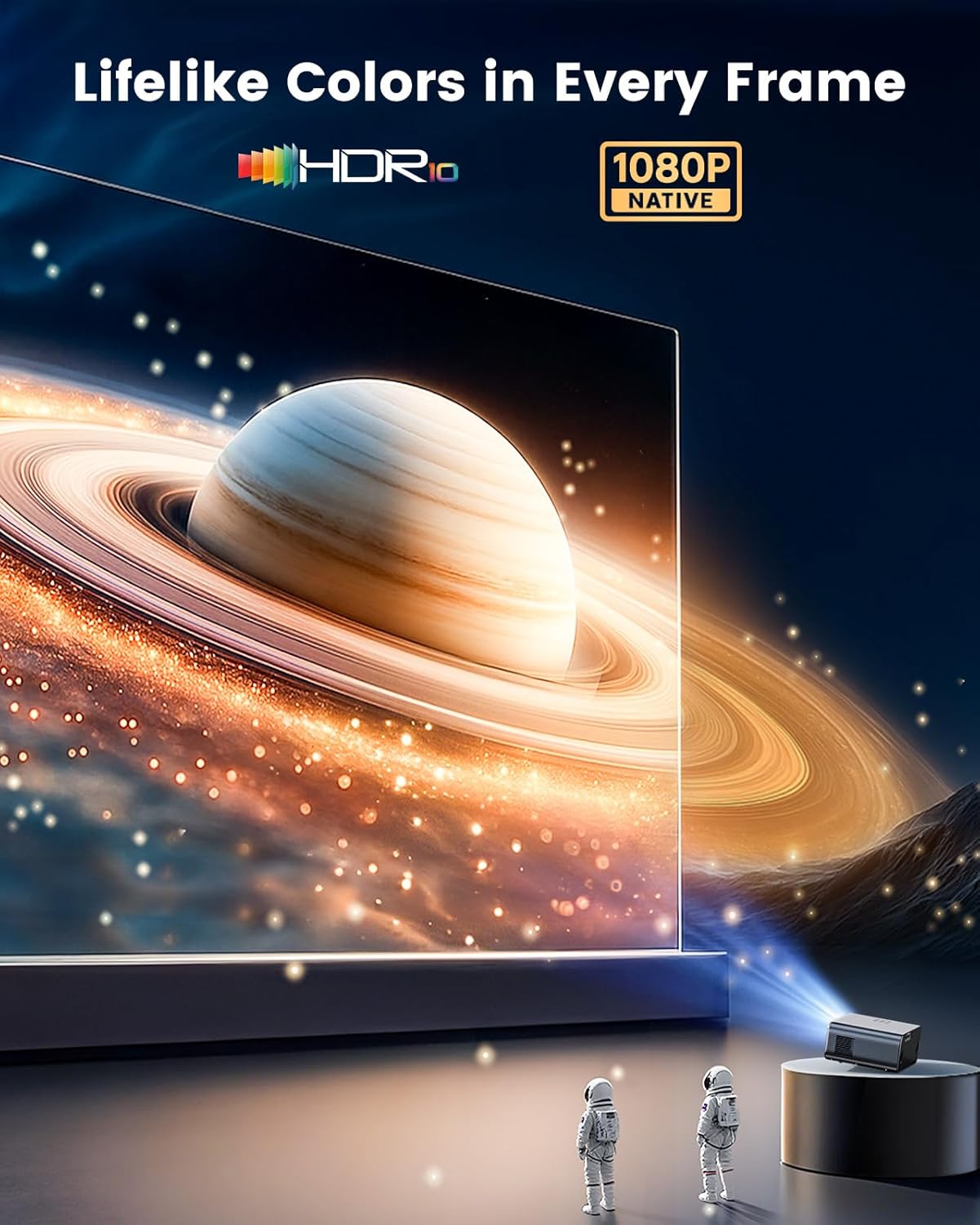 Detalle 2 de WiMiUS Smart Projector 4K HDR10 36000 lumens 📽