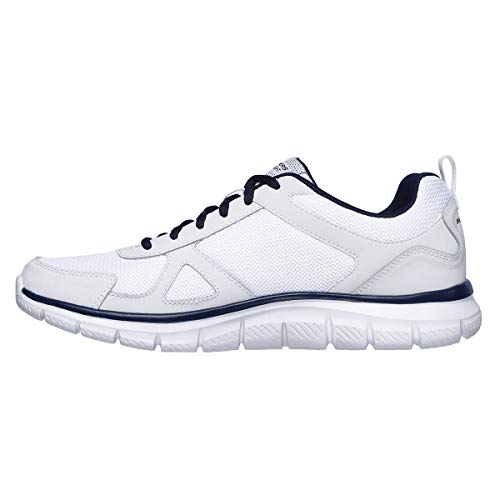 Thumbnail 6 de Skechers Track Scloric para hombre – White Leather Mesh Pu Navy Trim, 42.5 EU