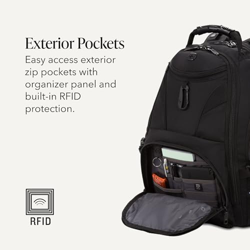 Detalle de SwissGear 1900 ScanSmart Backpack for 17-Inch Laptops