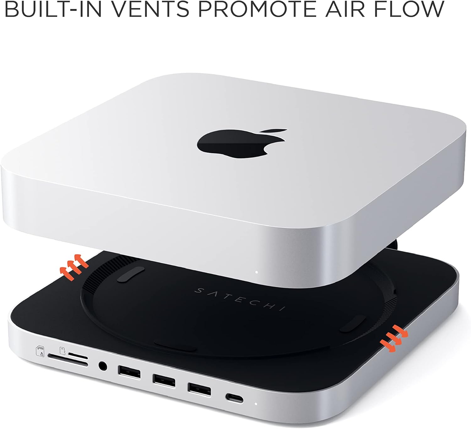 Thumbnail 4 de SATECHI Hub USB C Mac Mini M1/M2 ⚡ 6-en-1 Plateado