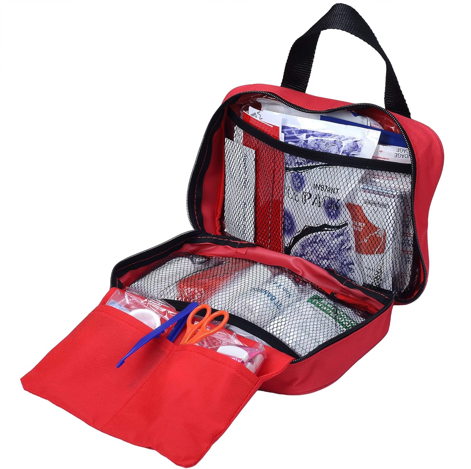 Thumbnail 6 de Trousse de premiers secours 230 pièces (boîte d’urgence compacte) – format voiture, maison, camping et voyages