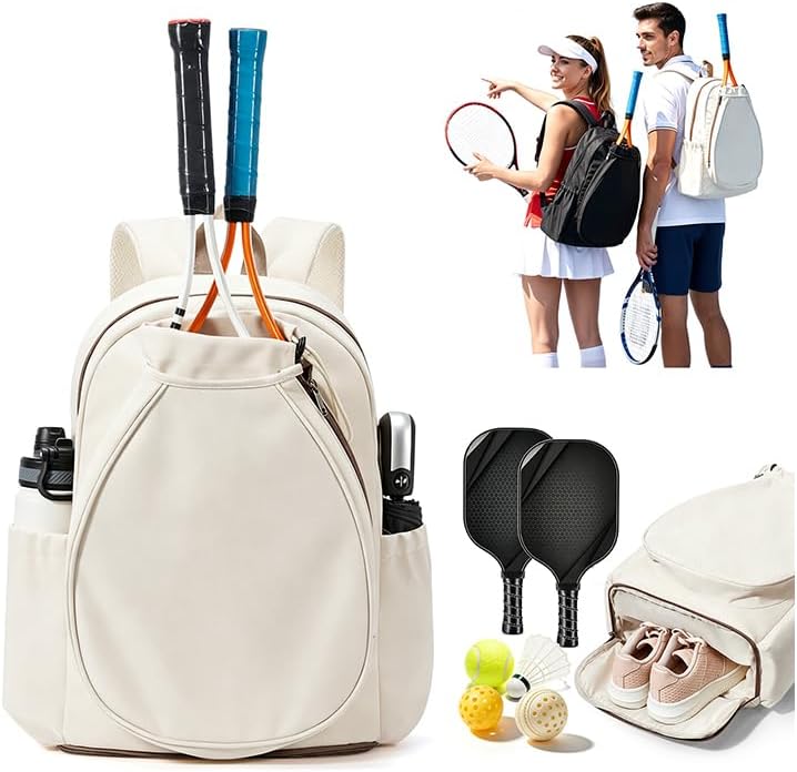 Detalle de Gym Backpack for Women with Shoes Compartment & Wet Pocket (Foldable, Large Capacity) – Waterproof Sport, Travel & School Bag
