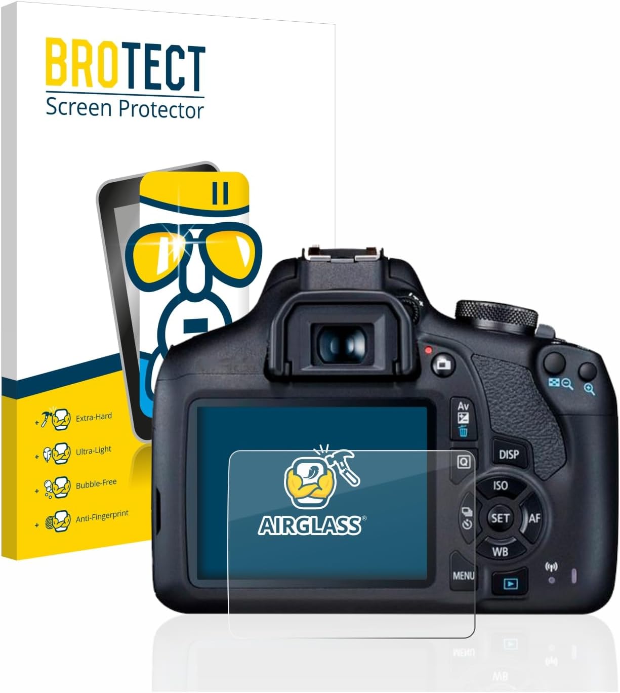 Thumbnail 6 de BROTECT Pellicola per EOS 2000D 3pz
