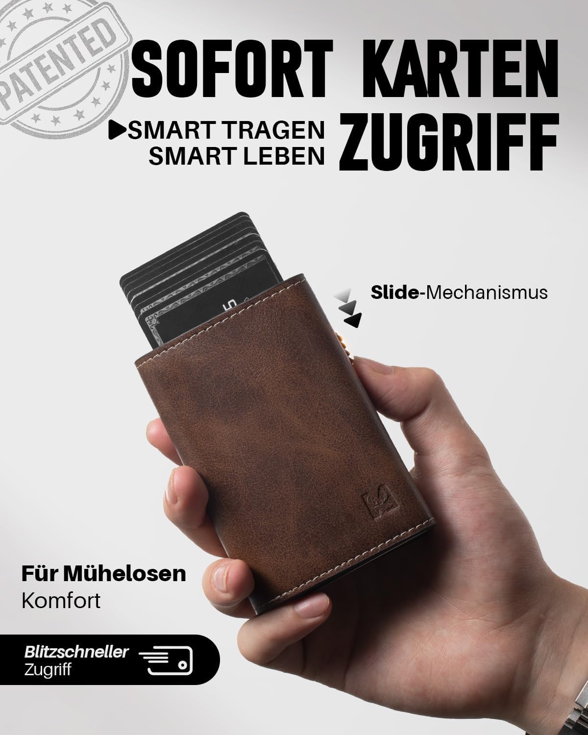 Thumbnail 1 de MYSHION Herren-Geldbörse mit RFID 10,3 cm