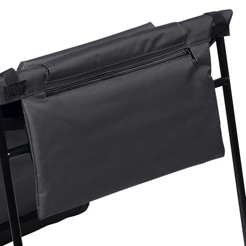 Detalle de Spetebo Strandmatte 2er Set 145 x 48 cm mit verstellbarer Lehne, dunkelgrau