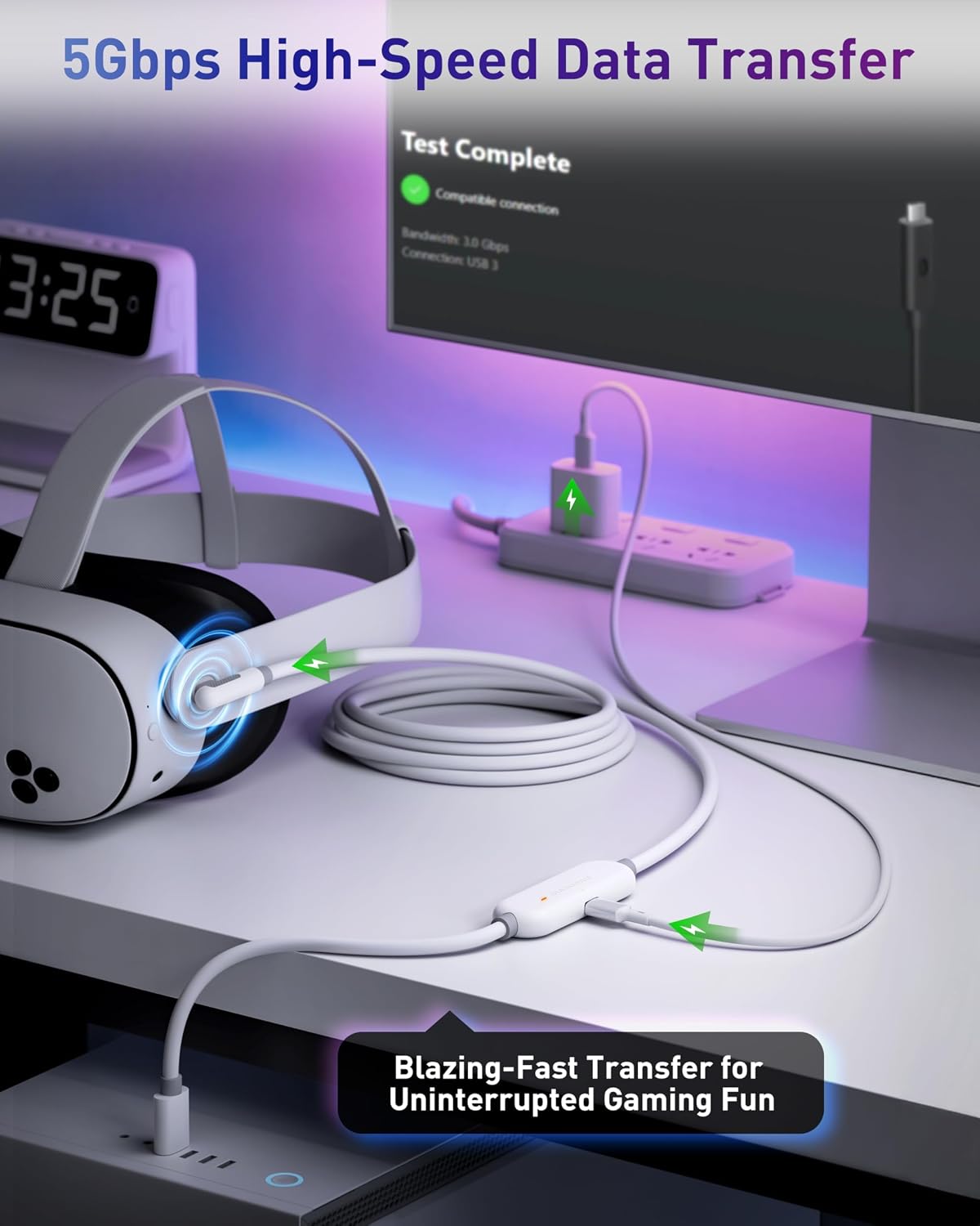 Detalle 1 de Maxonar VR Link Cable 5m for USB 3